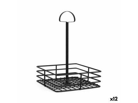 Wielofunkcyjny organizer My Bar 15 x 15 x 22 cm Czarny (12 Sztuk)