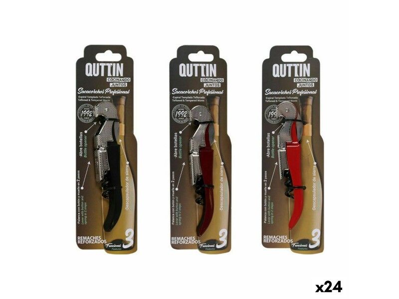 Korkociąg Quttin 12,5 x 3 cm (24 Sztuk)