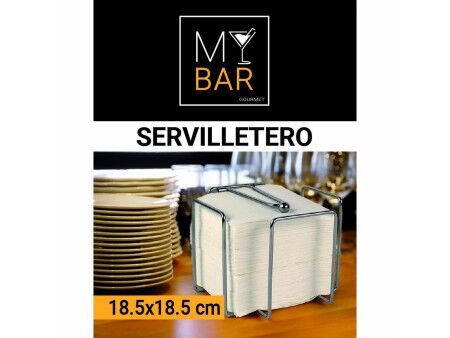 uchwyt do serwetek My Bar 18,5 x 18,5 x 14 cm (12 Sztuk)