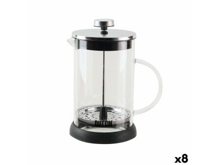 Dzbanek z filtrem do parzenia herbaty Quttin Szkło borokrzemowe 800 ml 16 x 11 x 18 cm (8 Sztuk)