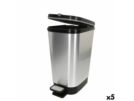 Kosz na śmieci Curver Szary Plastikowy 6 L (5 Sztuk)