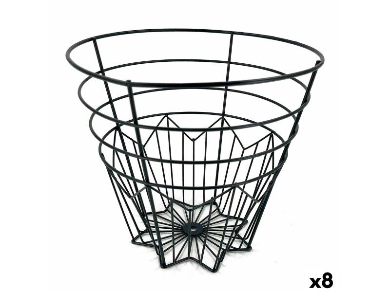 Miska na Owoce My Bar Metal 28 x 26 cm (8 Sztuk)