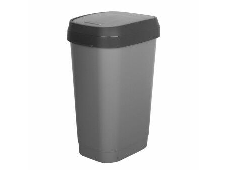 Kosz na śmieci Curver Ciemny szary Plastikowy 50 L (6 Sztuk)