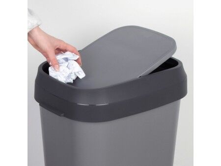 Kosz na śmieci Curver Ciemny szary Plastikowy 50 L (6 Sztuk)