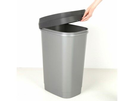Kosz na śmieci Curver Ciemny szary Plastikowy 50 L (6 Sztuk)