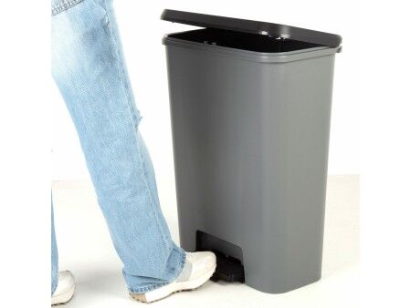 Kosz na śmieci Curver Ciemny szary Plastikowy 50 L (5 Sztuk)
