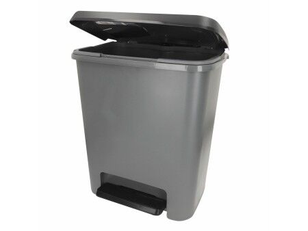 Kosz na śmieci Curver Ciemny szary Plastikowy 25 L (5 Sztuk)