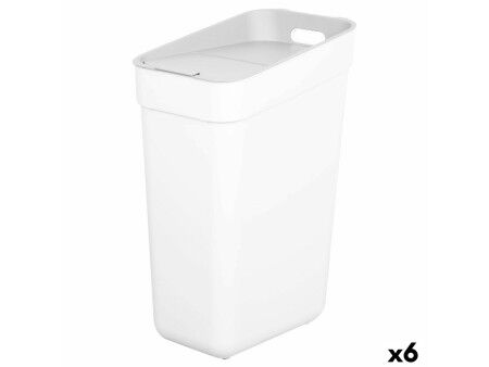 Kosz na śmieci Curver Biały Plastikowy 30 L (6 Sztuk)