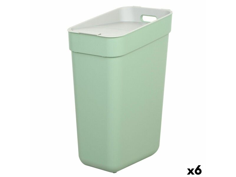 Kosz na śmieci Curver Kolor Zielony Plastikowy 30 L (6 Sztuk)
