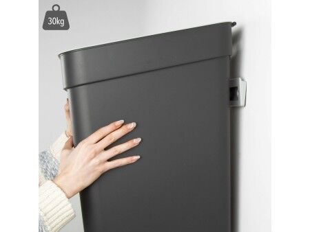Kosz na śmieci Curver Szary Plastikowy 30 L (6 Sztuk)