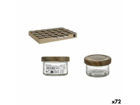 Słoik La Mediterránea WOOD 100 ml (72 Sztuk)