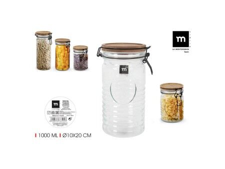 Słoik La Mediterránea ACACIA 1 L (12 Sztuk)