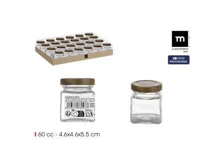 Słoik La Mediterránea WOOD 60 ml (72 Sztuk)