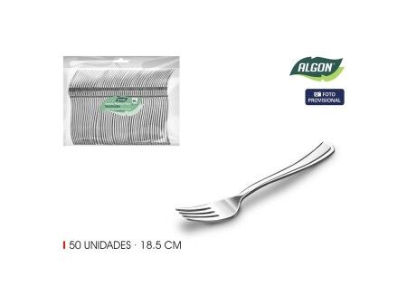 Zestaw widelców Algon 18,5 cm 50 Części (12 Sztuk)