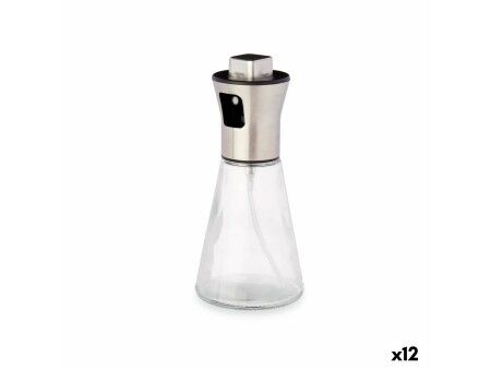 Buteleczka na oliwę Przezroczysty Metal polipropylen 200 ml (12 Sztuk) Opryskiwacz