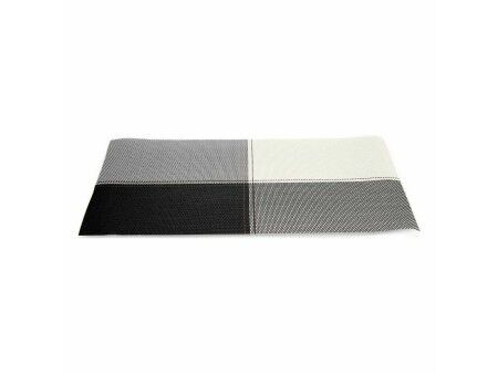 Podkładki na stół Kinvara TSL-2204F Brązowy Czarny Brąz 45 x 30 x 0,1 cm Krata (36 Sztuk)