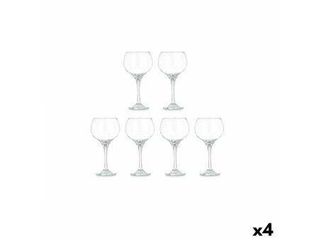 Zestaw kubków Ambassador Koktajl Przezroczysty Szkło 790 ml (4 Sztuk)