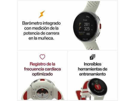 Smartwatch Polar 900102180 Biały 1,2"