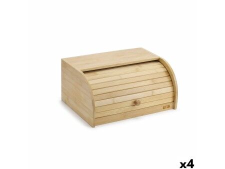 Koszyk na pieczywo Quttin Bambus 38 x 28 x 18 cm (4 Sztuk)