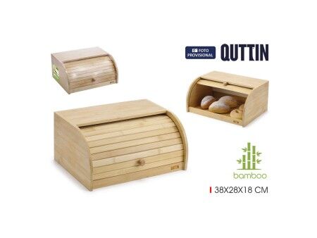Koszyk na pieczywo Quttin Bambus 38 x 28 x 18 cm (4 Sztuk)