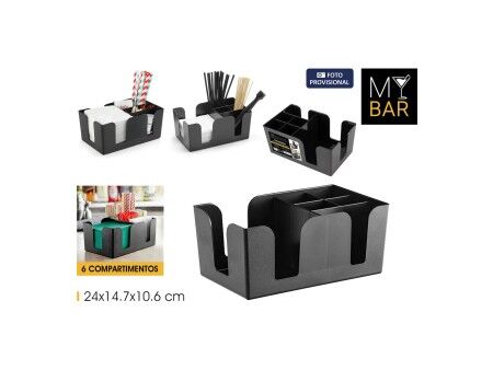 Podstawka na Przybory Kuchenne My Bar 24 x 14,7 x 10,6 cm (6 Sztuk)