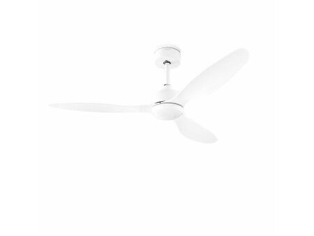 Wentylator sufitowy z oświetleniem LED i 3 łopatkami z ABS Flaled InnovaGoods Biały 36 W 52" Ø132 cm