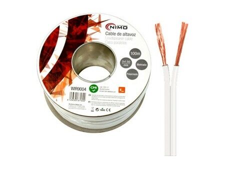 Kabel głośnikowy NIMO Biały 2 x 1,5 mm 2 x 1,5 mm
