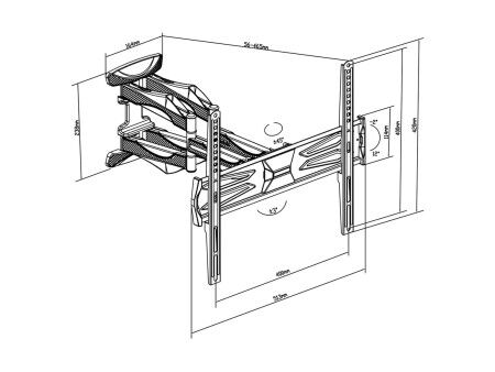 Uchwyt na TV TM Electron 30 Kg 32"-60"