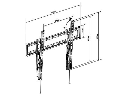 Uchwyt na TV TM Electron 60 Kg 47"-90"