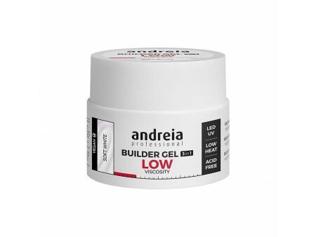 Paznokcie żelowe Builder Low Viscosity Andreia Professional Builder Biały (44 g)