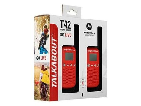 Walkie-Talkie Motorola T42 RED 1,3" LCD 4 km
