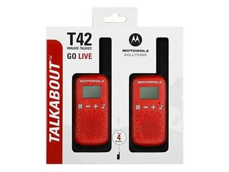 Walkie-Talkie Motorola T42 RED 1,3" LCD 4 km