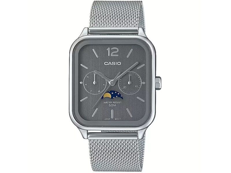 Zegarek Męski Casio MTP-M305M-8AVER Szary Srebrzysty