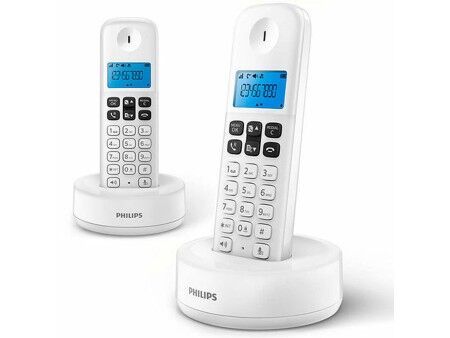 Telefon Bezprzewodowy Philips D1612W/34 Niebieski Biały Czarny