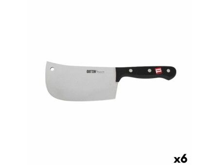 Tasak Kuchenny Quttin Sybarite Czarny Srebrzysty 17,5 cm (6 Sztuk)
