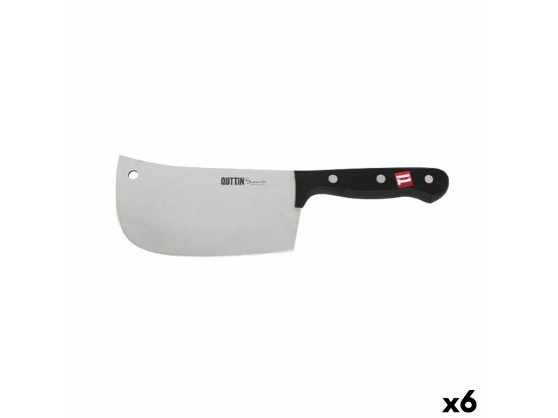 Tasak Kuchenny Quttin Sybarite Czarny Srebrzysty 17,5 cm (6 Sztuk)