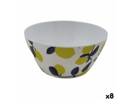 Miska do Sałatki La Mediterránea LEMON 25,5 x 13,5 cm (8 Sztuk)
