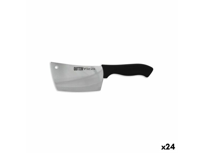 Tasak Kuchenny Quttin Kasual 14 cm Czarny Srebrzysty (24 Sztuk)