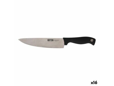 Nóż kuchenny Quttin Dynamic Czarny Srebrzysty 20 cm (16 Sztuk)