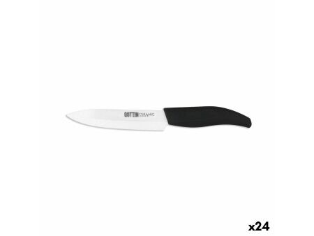 Nóż Obierak do Warzyw Quttin Biały 12,5 cm (24 Sztuk)