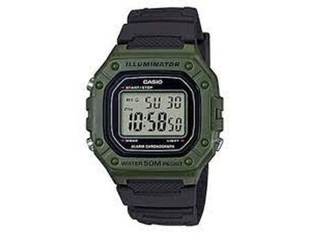 Zegarek Męski Casio W-218H-3AVDF Czarny (Ø 43 mm)