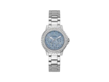 Zegarek Męski Guess GW0410L1 Srebrzysty