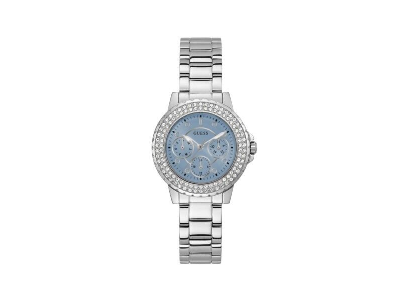 Zegarek Męski Guess GW0410L1 Srebrzysty