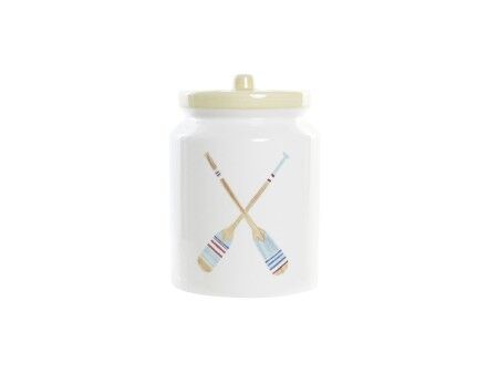 Łódź DKD Home Decor Wiosła 4 Części Dolomite 15 x 15 x 22 cm