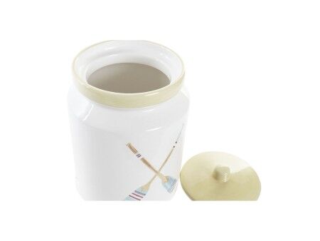 Łódź DKD Home Decor Wiosła 4 Części Dolomite 15 x 15 x 22 cm