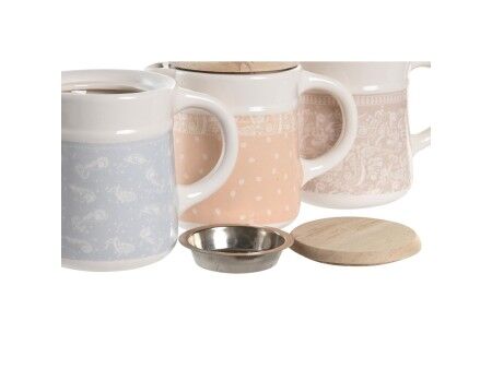 Brytfanna na mięso lub ryby DKD Home Decor 16 x 11 x 13 cm (3 Sztuk)