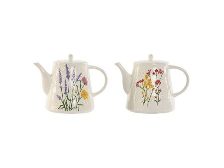 Dzbanek na herbatę Home ESPRIT Wielokolorowy Porcelana 900 ml (2 Sztuk)