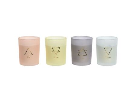 Świeczka Zapachowa Home ESPRIT Miejska 200 g (4 Sztuk)