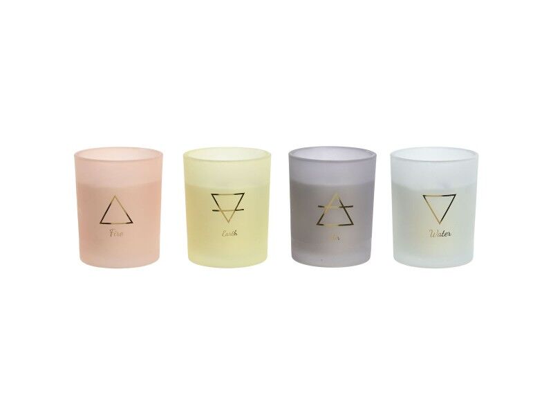 Świeczka Zapachowa Home ESPRIT Miejska 200 g (4 Sztuk)