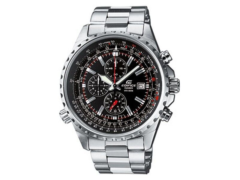 Zegarek Męski Casio 527D-1AVEF Czarny Srebrzysty